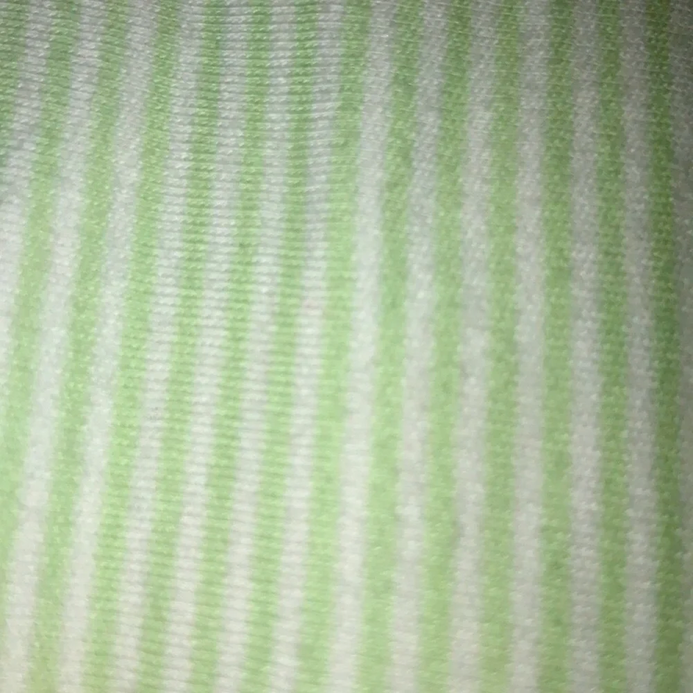 Ralph Lauren vintage 3 mos infant pinstriped button romper green white logo